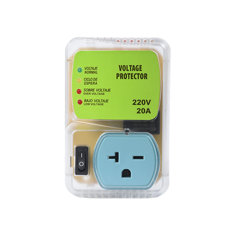 HWTB-V002+CE 220V 15A এয়ার কন্ডিশনার জন্য সামঞ্জস্যযোগ্য স্বয়ংক্রিয় ভোল্টেজ প্রটেক্টর